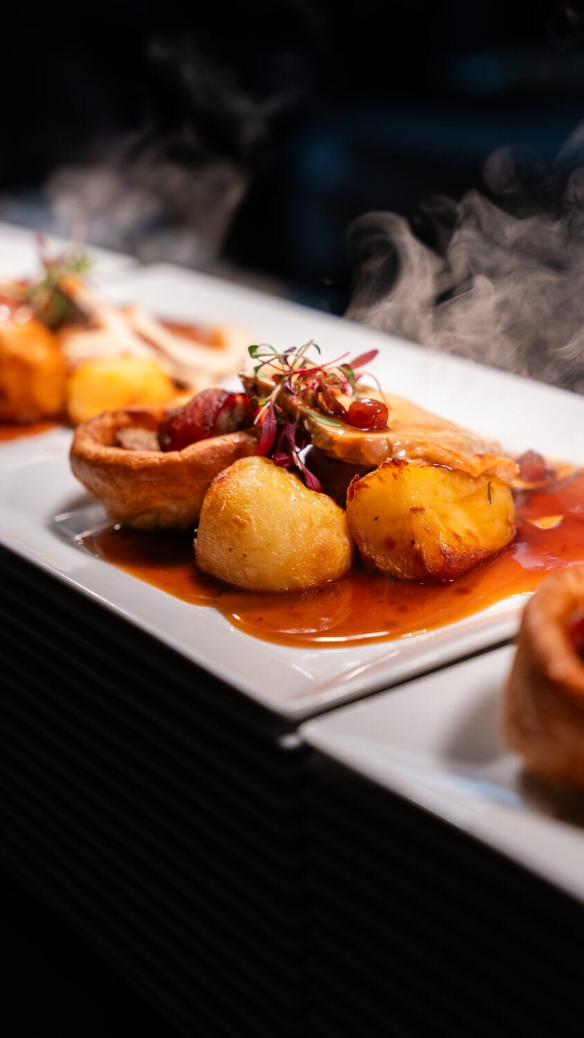 A festive starter at a Christmas party night