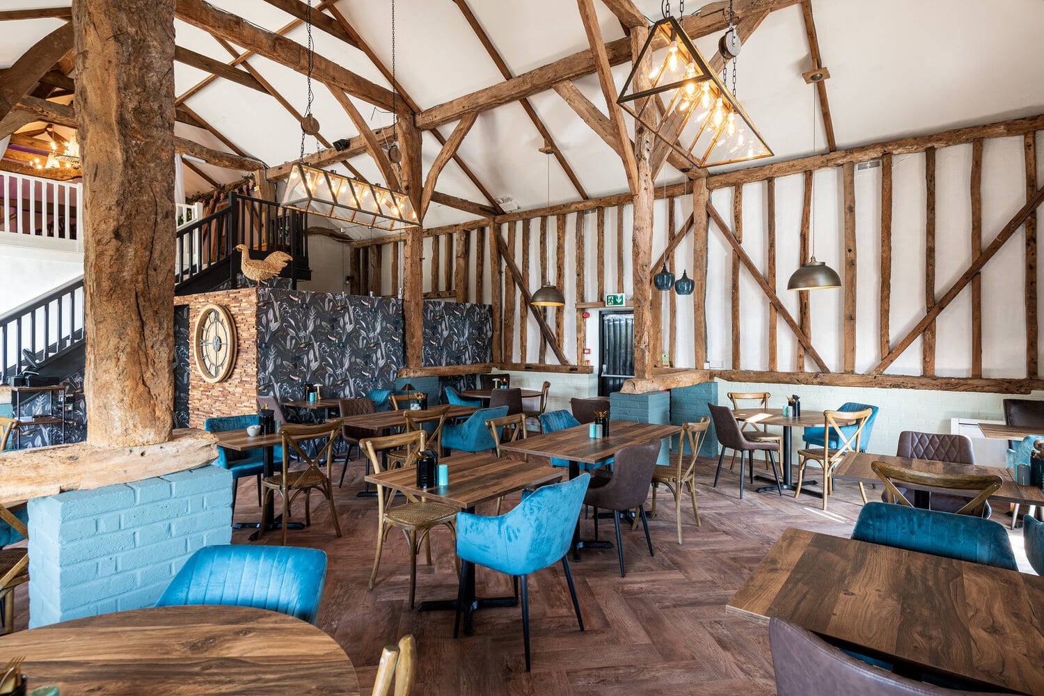 A table for two in The Rooster restaurant