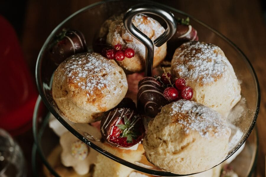 A dish from the Special High Tea menu at The BarnYard
